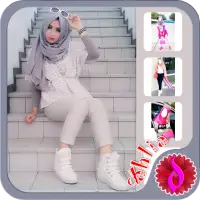 Hijab Jeans Fashion Style Screen Shot 0