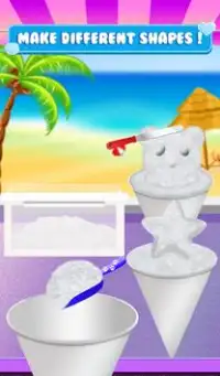 Snow Cone Maker 2017 – Beach Party Food Games Screen Shot 7