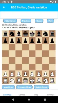 Chess - Sicilian Defence Openi Screen Shot 1
