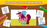Ponies & Unicorns: Little Girl Screen Shot 0