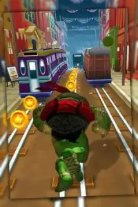 Ninja Run Turtle Jump Screen Shot 2