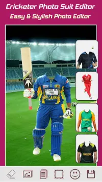 Cricket Photo Suit Screen Shot 1