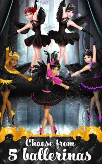 Black Swan Ballerina Dress Up Screen Shot 3