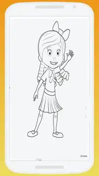 the coloring book for golldie and bear Screen Shot 0
