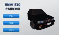 BMW E30 PARKING GAME Screen Shot 1