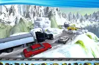 Winter Snow Plow Truck Sim 3D Screen Shot 1