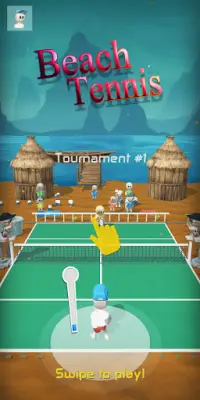 Tennis Ball 3d: Tournaments, Mini, Offline, Game Screen Shot 3