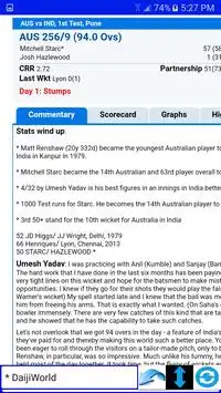 IND v AUS LIVE CRICKET BROWSER Screen Shot 3