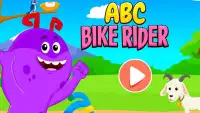 Learn ABC Alphabet - Bike Rider Games For Kids Screen Shot 0