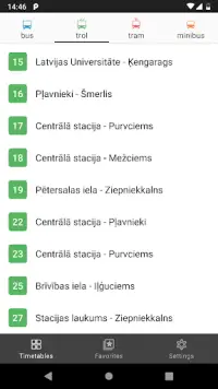 Riga Transport - timetables Screen Shot 0