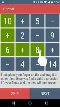 Math Exprt - Math Puzzle Game Screen Shot 0