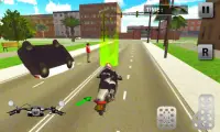 Crime City 3D Police Motorbike Screen Shot 0