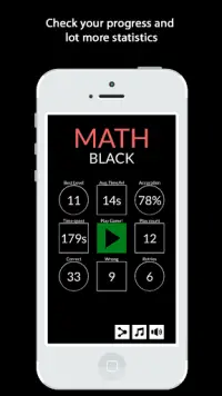 Math Black - Train your brain Screen Shot 0