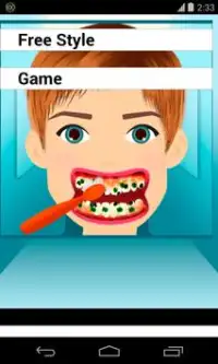 teeth clean games Screen Shot 0