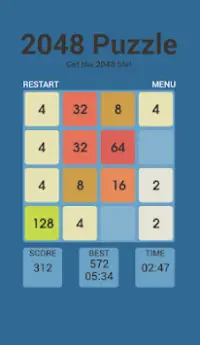 2048 Puzzle Block - Mini Game Screen Shot 2