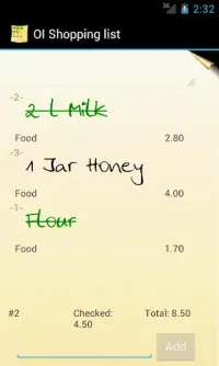 OI Shopping list Screen Shot 7