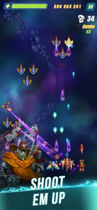HAWK: Airplane Space games Screen Shot 2