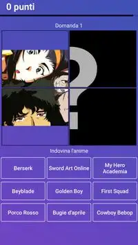 Anime Quiz, Gioco: Indovina per Immagini o Poster Screen Shot 5