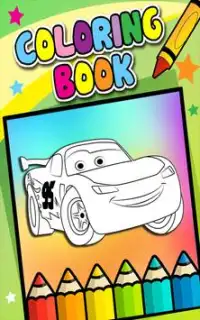 How To Color Lightning McQueen (coloring pages) Screen Shot 3