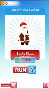 Run Santa Run Screen Shot 1