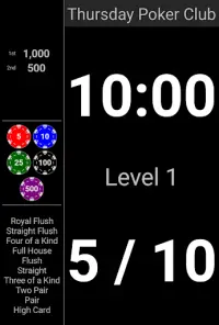 Blinds Are Up! Poker Timer free Screen Shot 6