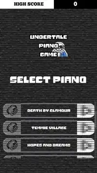 Undertale Piano Game Screen Shot 1