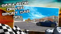 Simulator Driver Sport Car 3D Screen Shot 0