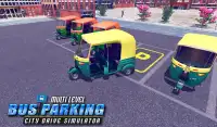 tráfego ônibus dirigir estacionamento simulador Screen Shot 2