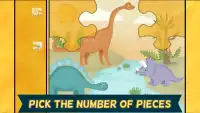 Kids Dinosaur Games: Puzzles Screen Shot 1