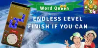 Word Queen-Challenging Offline Crosswords Game Screen Shot 4