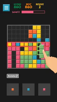 Blok Puzzle Hexa: Kubus Screen Shot 1