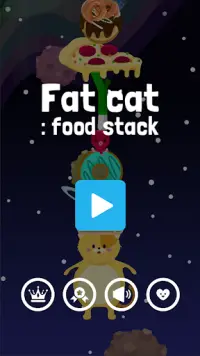 Fat Cat : food stack Screen Shot 0