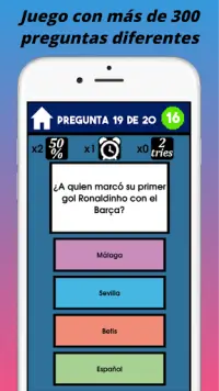 Barcelona Futbol Quiz - Juego de Preguntas Screen Shot 0