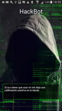HackBot Juego de Hacker Screen Shot 0