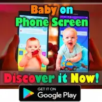 Virtual baby in phone Screen - Baby Phone Screen Shot 0