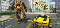 मधुमक्खी रोबोट परिवर्तन ततैया खेल Screen Shot 2