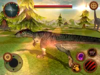 ألوسوروس محاكي: ديناصور بقاء معركة 3D Screen Shot 6