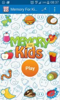 Memory For Kids Screen Shot 0