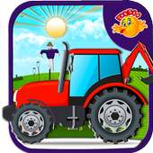 Farming Tractor - Kids 2D Game