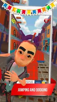 Ninja Subway Surfers Run Screen Shot 2