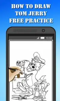 How To Draw Tom Jerry Free Practice Screen Shot 4