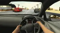 гоночный автомобиль в движении Screen Shot 2