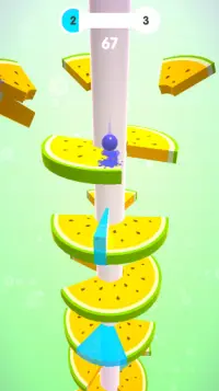 Helix Crush - Fruit Jump Screen Shot 2