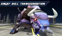 Angry Bull Attack Robot Transforming: Bull Games Screen Shot 10