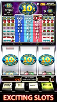 Free Slot Machine 10X Pay Screen Shot 0
