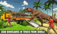 Off-Road Jurassic Zoo World Dino Transport Truck Screen Shot 0
