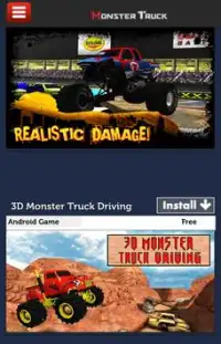 Monster Truck Games Screen Shot 1