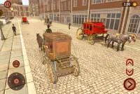 Horse Cart Taxi Drive 2021: Horse Racing Games Screen Shot 7