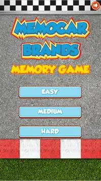 MemoCar Brands Memory Game Screen Shot 0