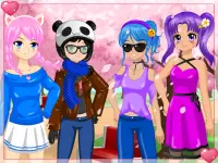 Anime Date Dress Up Girls Game Screen Shot 14